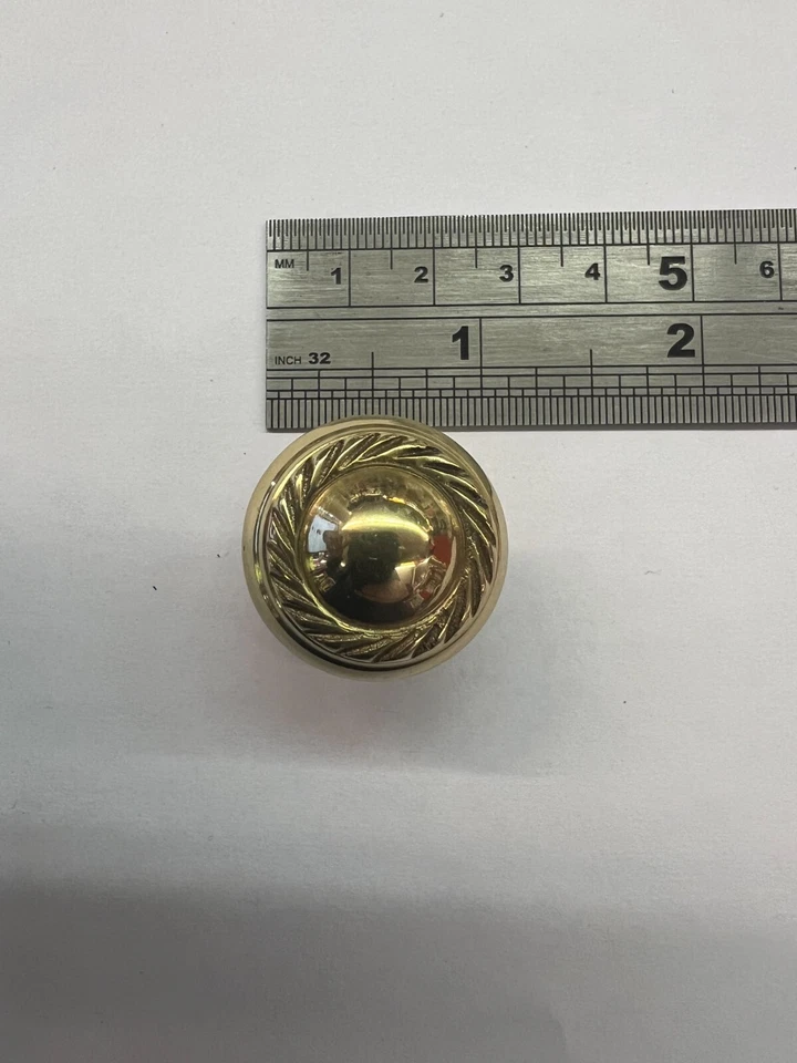 25mm Georgian Brass Knobs - Image 3 of 3