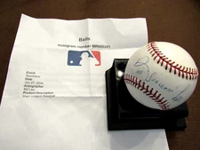 BILL LEE SPACEMAN RED SOX EXPOS PITCHER SIGNED AUTO OML BASEBALL MLB MM BEAUTY