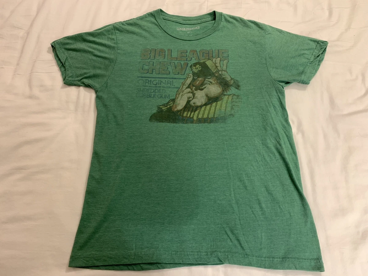 Big League Chew novelty T shirt soft green Men s size Medium M