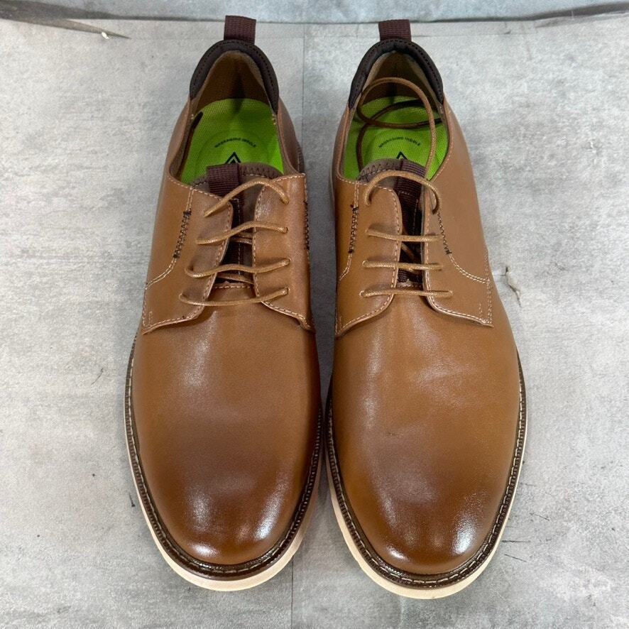 VANCE CO. Men\'s Tan Thad Faux-Leather Lace-Up Oxfords SZ 13 s-l400.jpg main image 2
