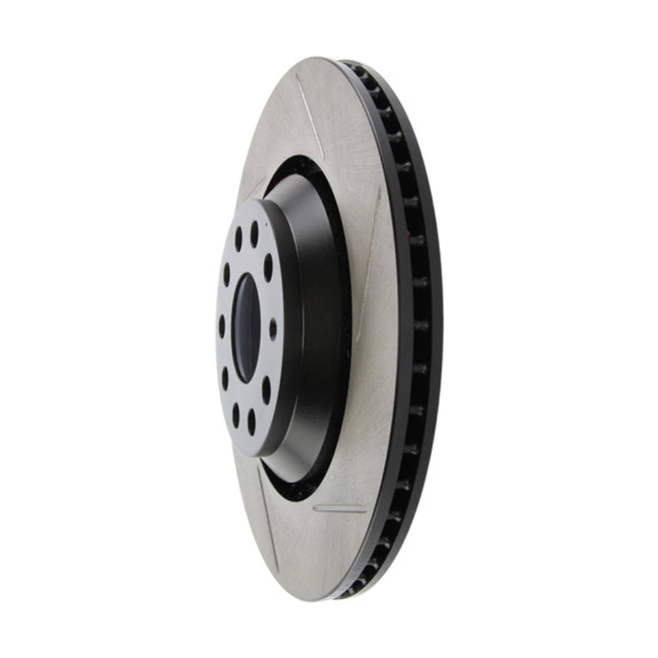 Rotor de freno de disco StopTech Sport ranurado trasero izquierdo para Audi A3, Seat Leon, VW GTI Foto 4 de 4
