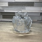 Vintage Durand Clear Crystal Heavy Pig Candy Dish Bowl Made In France 1996 — photo 7