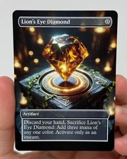 Lion's Eye Diamond Proxy Card with Custom designed art