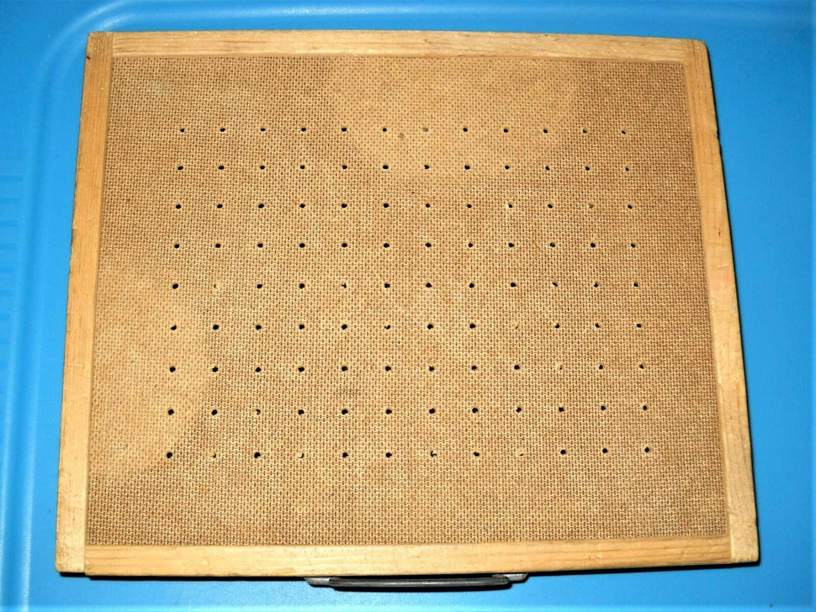 Chalk Board / Peg Board Carry Case Box Wood Play Set Vintage Toy eBay
