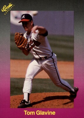 1989 Classic Travel Purple #159 Tom Glavine Atlanta Braves HOF