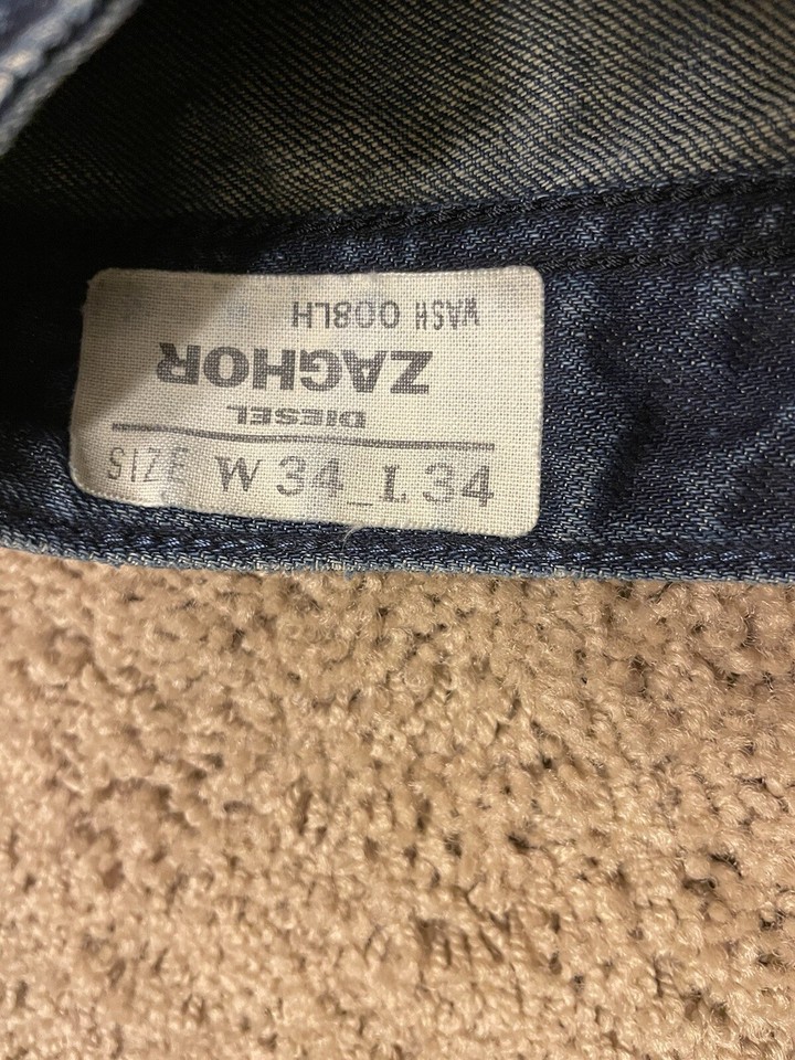MENS DIESEL ZAGHOR BOOTCUT JEANS W34 L34 SUPERB FADES 👌 eBay