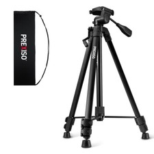 PREXISO Professional Laser Level Tripod 61" Sturdy Aluminum Tripod w/1/4" Thread