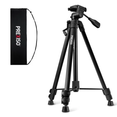 PREXISO Professional Laser Level Tripod 61" Sturdy Aluminum Tripod w/1/4" Thread - Image 1 of 4