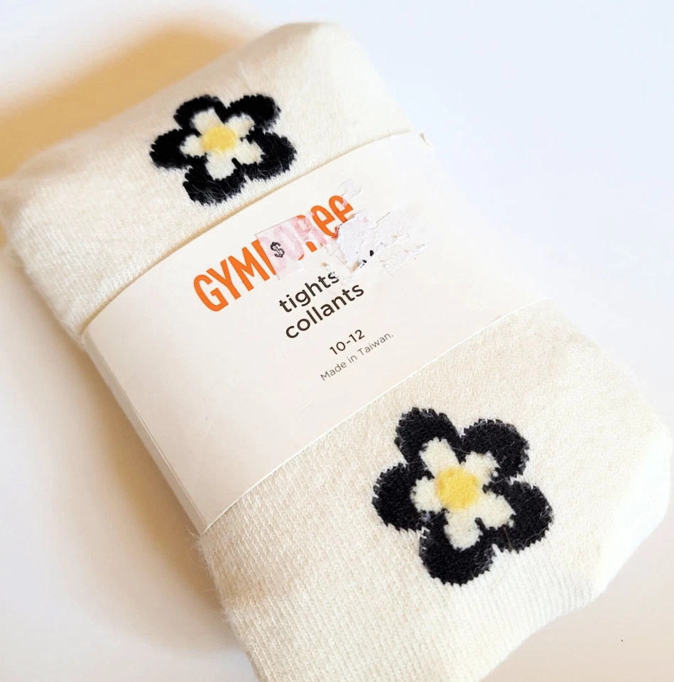 Medias Gymboree Niñas 10-12 Abeja Chic Margarita Floral Apretadas Nuevas con Etiquetas Otoño Invierno Foto 2 de 2