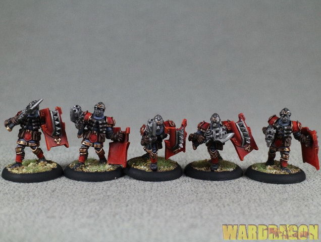 Lot De 6 Dés Q WORKSHOP Pour Warmachine – Faction Khador, D6 Multicolores, Fabrication Polonaise Viking Dice