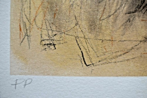 Janet Treby. Signed Artist Proof Serigraph. Hare Study With Crow - Picture 2 of 4