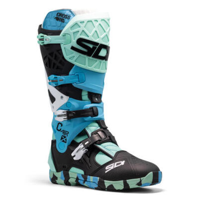 SIDI Crossair X Off-Road Boots Messy/Cyan Size 45 US Size 11