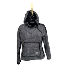 Reebok CrossFit Hoodie Womens Small Black Top Zip Hooded Pullover Shirt