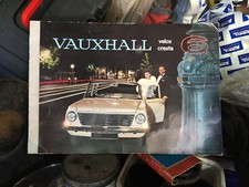 VAUXHALL VELOX CRESTA SALES BROCHURE IN EXCELLENT CONDITION.