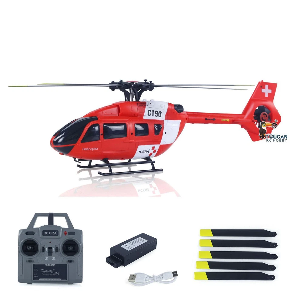 1/30 2.4G 6CH RC Helicopter H145 6-Axis Localization Altitude Hold Flybarless - Image 3 of 4