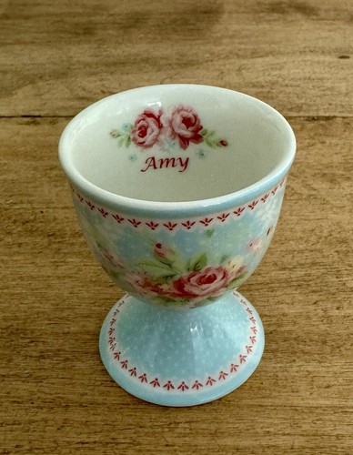 Greengate Eierbecher * Egg Cup AMY PALE BLUE # RAR* Vitrinenstück
