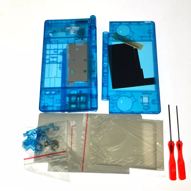 Clear Blue Full Housing Shell Case Repair Part Replacement for