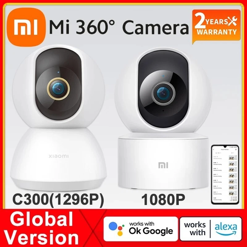 Xiaomi-cámara inteligente SE + 360 ° PTZ 1080P Mi Home, vigilancia