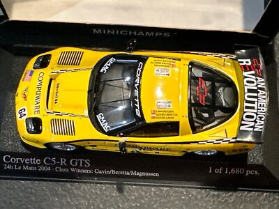 1/43 Minichamps Corvette C5R 24H Le Mans 2004 Winners Gavin