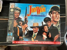 The John Wayne Larger Than Life Collection On VHS Tape - 9 Vintage Movies On VHS