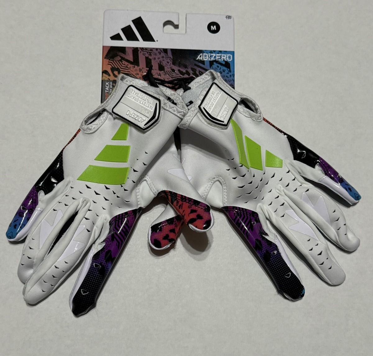 Adidas Adizero 13 Mismatch Combine Receiver Football Gloves (Size