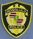 HONOLULU HAWAII POLICE SHOULDER PATCH STATE CAPITAL