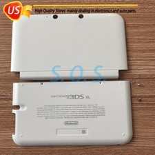 White Front  Back Housing Shell Cover Case Replace For Nintendo 3DS XL/LL Old