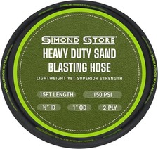 Abrasive Sandblast Hose 1/2" ID Blast Hose 15 Feet Long Sandblasting Hose