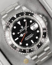 Rolex 16710 GMT-Master II Black Bezel 2005 Serviced 2025 Full Set Watch