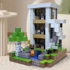 Magnetic Blocks Build Mine Magnet World Set STEM Construction Fun Toy for Kids