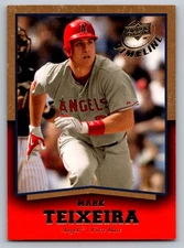 2008 UD Timeline Gold  Mark Teixeira 9