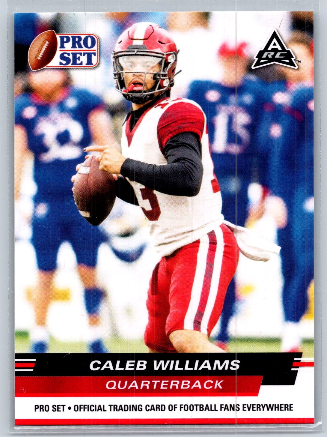 2022 Pro Set Draft #PS-04 Caleb Williams Red