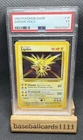 1999 Pokemon Base Set Zapdos 16/102 Unlimited Holo Rare PSA 5 EX P1