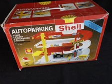 Rare garage jouet vintage Shell Cavallino pour station-service, années 1970
