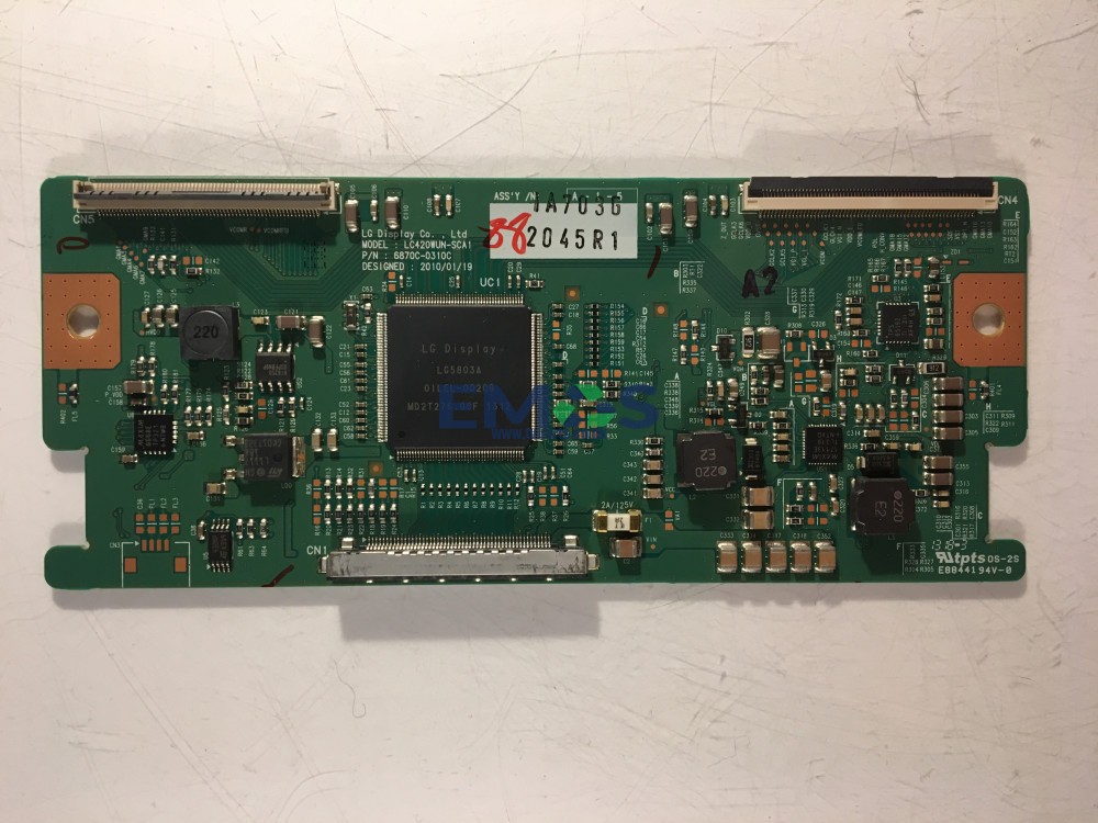 6871L-2045R TCON BOARD FOR LG 42CS460-ZA.BEKYLJP (6870C-0310C)