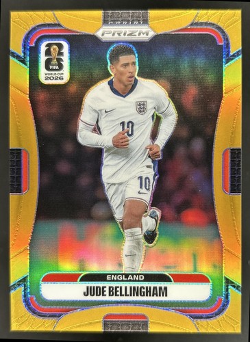 2026 Panini Prizm World Cup Jude Bellingham Gold #/10 England