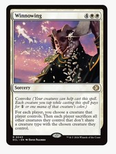 Winnowing | MTG ECL | Rare | White Sorcery Convoke Tribal Sacrifice Wipe | NM