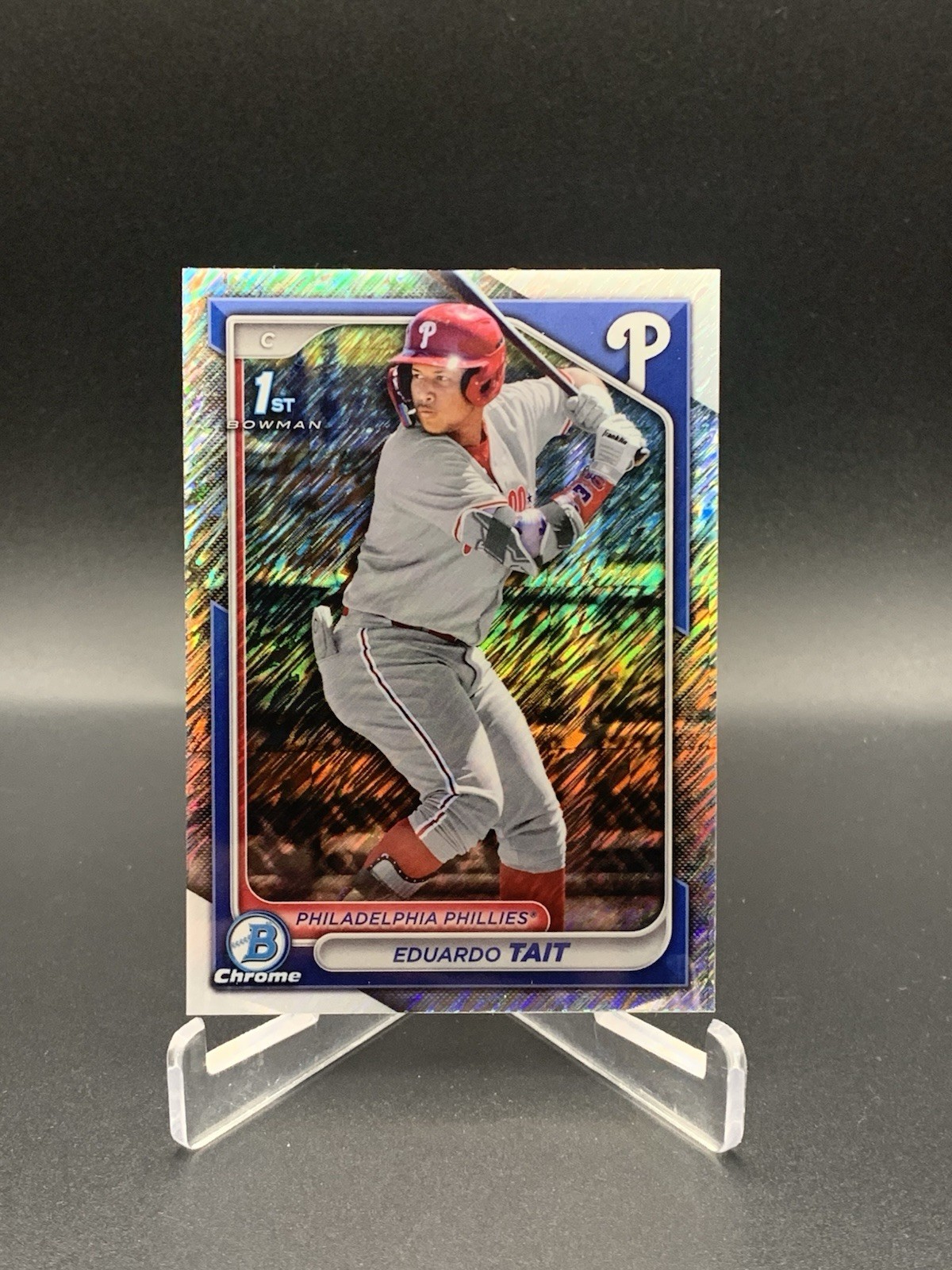 2024 Bowman Chrome - Prospects Eduardo Tait #BCP-164 Shimmer Refractor (RC)