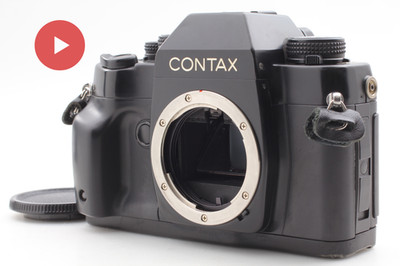 【 NEAR MINT- 】Contax RX 35mm SLR Film Camera Black / DATA BACK From JAPAN #753