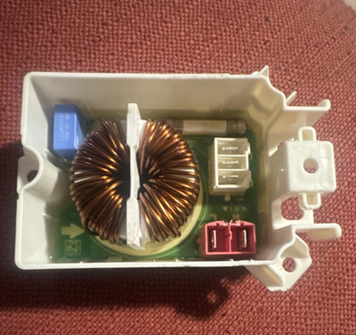 Washer Noise Filter EAM60930601 White Plastic Metal Replacement Part