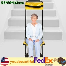 Portable Foldable Stair Lift Chair Elevator Stair Lifting Climbing Wheelchair