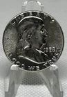 1958 GEM BU Franklin Half Dollar Philadelphia 50C Business Strike 90% Silver