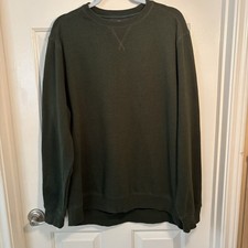 G.H. Bass  Co. Heavy Blend Crewneck Sweatshirt Dark Green - Size XL
