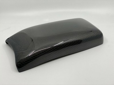 Carbon Look Box Lid Center Armrest Cover for Mercedes CLK-Class W208 1997-2002