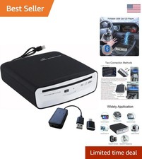 High-Quality USB Portable CD Player for Vehicles - Anti-Shock and Bluetooth