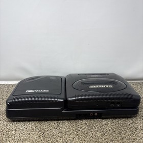 Sega Genesis Sega Cd Model 2 And Genesis 2 Cosnole Bundle Tested READ