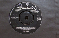THE WHO Anyway, Anyhow, Anywhere. 45T UK 1965