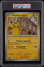 2026 POKEMON MEP EN-ME BLACK STAR PROMO PIKACHU AT THE MUSEUM PSA 8