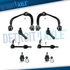 4WD Front Upper Control Arm Ball Joint Tie Rod Sway Bar for 2004 2005 Ford F-150