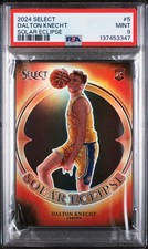 2024-25 Select - Dalton Knecht Solar Eclipse SSP (RC)  PSA 9 Rookie Case Hit